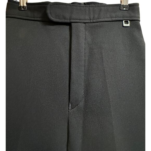 Vintage 90s Roffe Black Lined Snow Pants - Size 10 Long - Women's - Picture 3 of 5